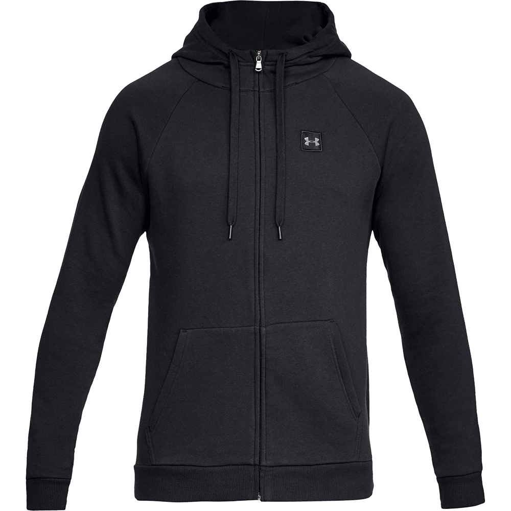 atomic On the ground Patois Men's Under Armour Rival Fleece Full-Zip Hoodie Black at Bench-Crew
