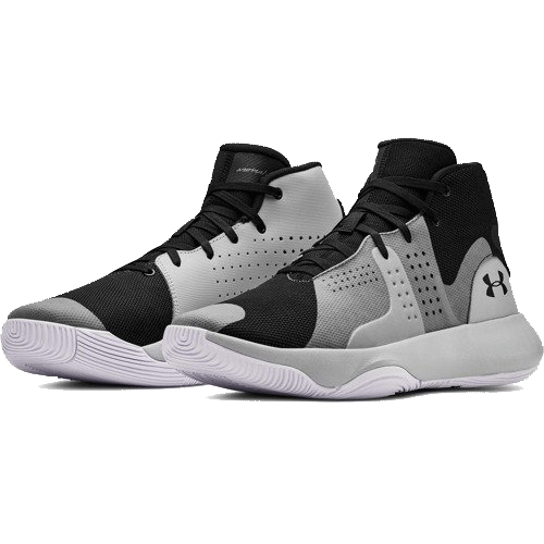 under armour shoes black and gray